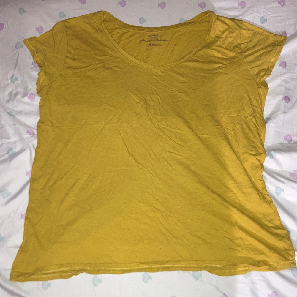 Denver Hayes Mustard Short Sleeve Tee